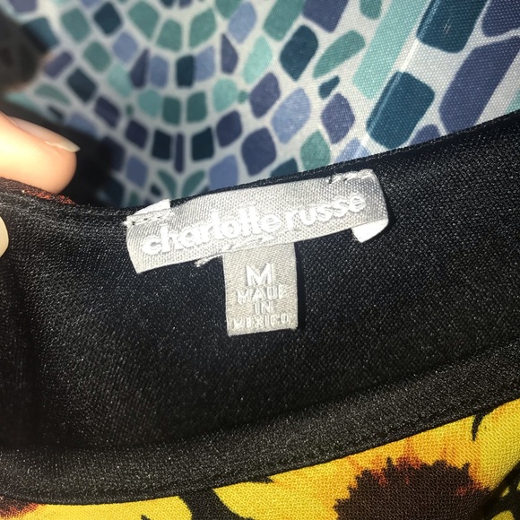 Sunflower hippie crop top - Picture 4 of 4